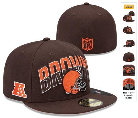 2013 Cleveland Browns NFL Draft 59FIFTY Fitted Hat 60D32